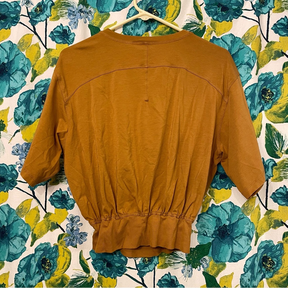 Lululemon LA Relaxed Fit Ribbed Waist Shirt Spiced Bronze 12 - Picture 4 of 8